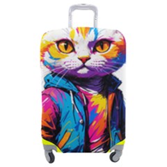 Wild Cat Luggage Cover (medium)