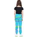 Pattern Swirl Pink Green Aqua Kids  Joggers View2