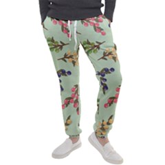 Berries Flowers Pattern Print Men s Jogger Sweatpants