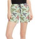 Berries Flowers Pattern Print Women s Runner Shorts View1