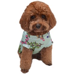 Berries Flowers Pattern Print Dog T-shirt