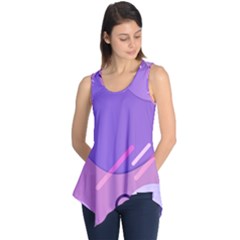 Colorful Labstract Wallpaper Theme Sleeveless Tunic