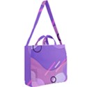 Colorful Labstract Wallpaper Theme Square Shoulder Tote Bag View2