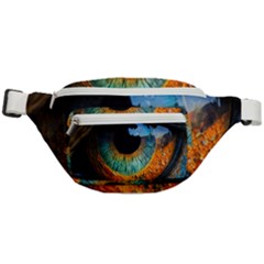 Eye Bird Feathers Vibrant Fanny Pack by Hannah976