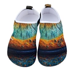 Eye Bird Feathers Vibrant Kids  Sock-style Water Shoes by Hannah976