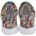 Paisley Print Musical Notes No Lace Lightweight Shoes View4