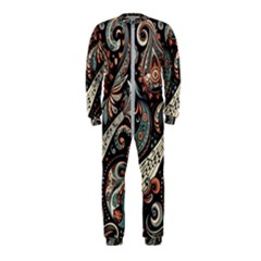 Paisley Print Musical Notes7 Onepiece Jumpsuit (kids)