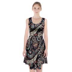 Paisley Print Musical Notes7 Racerback Midi Dress by RiverRootz