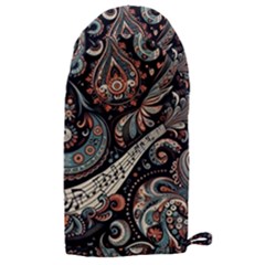 Paisley Print Musical Notes7 Microwave Oven Glove by RiverRootz