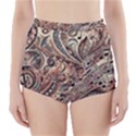 Paisley Print Musical Notes5 High-Waisted Bikini Bottoms View1