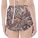 Paisley Print Musical Notes5 High-Waisted Bikini Bottoms View2