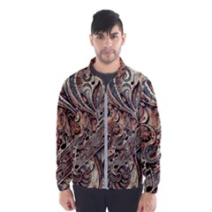 Paisley Print Musical Notes5 Men s Windbreaker by RiverRootz