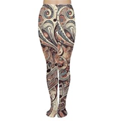 Paisley Print Musical Notes5 Tights