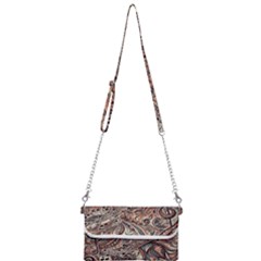 Paisley Print Musical Notes5 Mini Crossbody Handbag