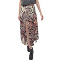 Paisley Print Musical Notes5 Velour Split Maxi Skirt View1