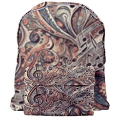 Paisley Print Musical Notes5 Giant Full Print Backpack by RiverRootz