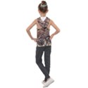 Paisley Print Musical Notes5 Kids  Sleeveless Hoodie View2