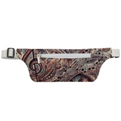 Paisley Print Musical Notes5 Active Waist Bag by RiverRootz