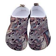 Paisley Print Musical Notes5 Women s Sock-style Water Shoes by RiverRootz