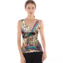 Paisley Print Musical Notes Women s Basic Tank Top View1