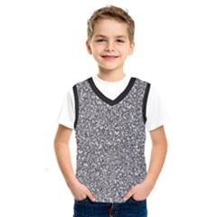 Fuck You Phrase Sketchy Drawing Motif Random Pattern Black Backgrond Kids  Basketball Tank Top