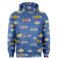 Sea Fish Blue Submarine Animals Patteen Men s Core Hoodie