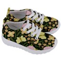 Flowers Rose Blossom Pattern Kids  Lightweight Sports Shoes View3