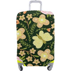 Flowers Rose Blossom Pattern Luggage Cover (large) by Ndabl3x