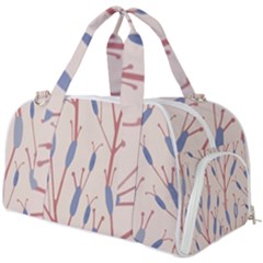 Abstract Pattern Floral Branches Burner Gym Duffle Bag by Ndabl3x