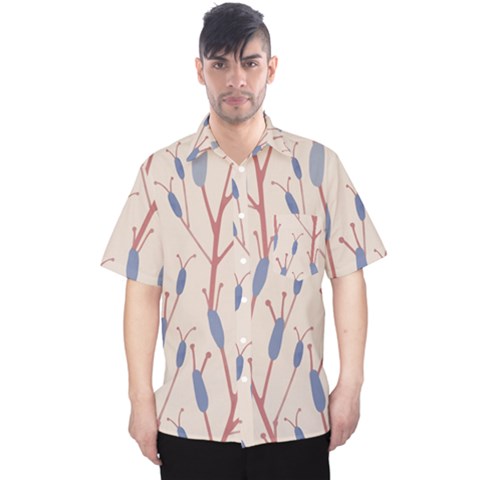 Abstract Pattern Floral Branches Men s Hawaii Shirt by Ndabl3x