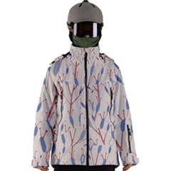 Abstract Pattern Floral Branches Men s Zip Ski And Snowboard Waterproof Breathable Jacket by Ndabl3x