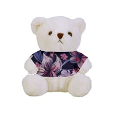 Flowers Floral Pattern Design Full Print Cuddly Teddy Bear by Ndabl3x