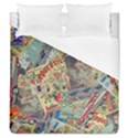 Paper Scattered Vintage Duvet Cover (Queen Size) View1