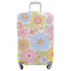 Pattern Background Vintage Floral Luggage Cover (medium) by Ndabl3x