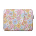 Pattern Background Vintage Floral 13  Vertical Laptop Sleeve Case With Pocket View2