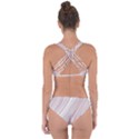 Marble Texture Marble Painting Criss Cross Bikini Set View2