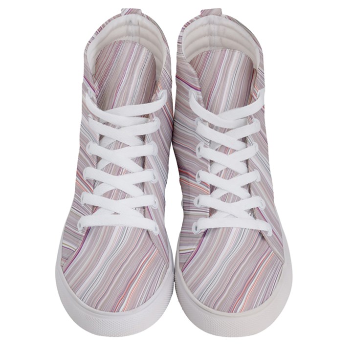 Marble Texture Marble Painting Men s Hi-Top Skate Sneakers