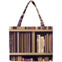 Books Bookshelves Office Fantasy Background Artwork Book Cover Apothecary Book Nook Literature Libra Mini Tote Bag View1