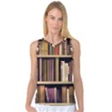 Books Bookshelves Office Fantasy Background Artwork Book Cover Apothecary Book Nook Literature Libra Women s Basketball Tank Top View1