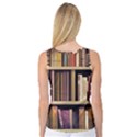 Books Bookshelves Office Fantasy Background Artwork Book Cover Apothecary Book Nook Literature Libra Women s Basketball Tank Top View2