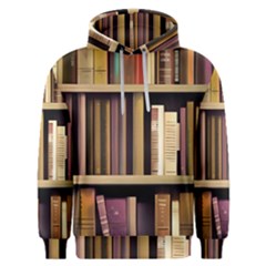 Books Bookshelves Office Fantasy Background Artwork Book Cover Apothecary Book Nook Literature Libra Men s Overhead Hoodie by Posterlux