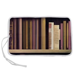 Books Bookshelves Office Fantasy Background Artwork Book Cover Apothecary Book Nook Literature Libra Pen Storage Case (s) by Posterlux