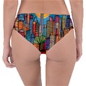 City New York Nyc Skyscraper Skyline Downtown Night Business Urban Travel Landmark Building Architec Reversible Classic Bikini Bottoms View2