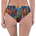 City New York Nyc Skyscraper Skyline Downtown Night Business Urban Travel Landmark Building Architec Reversible Classic Bikini Bottoms View4