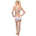 Pawprints Paw Prints Paw Animal Layered Top Bikini Set View2