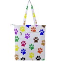 Pawprints Paw Prints Paw Animal Double Zip Up Tote Bag View2