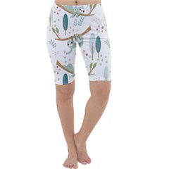 Pattern Sloth Woodland Cropped Leggings  by Hannah976