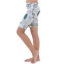 Pattern Sloth Woodland Kids  Lightweight Velour Cropped Yoga Leggings View2