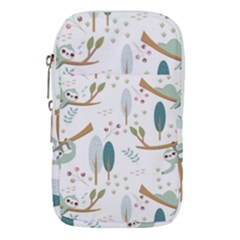 Pattern Sloth Woodland Waist Pouch (small) by Hannah976