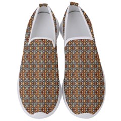 Gold Silver And Bronze Medals Motif  Seamless Pattern2 Wb Men s Slip On Sneakers by dflcprintsclothing